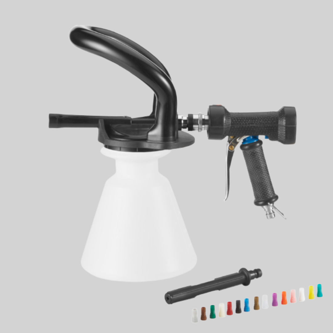 Skumsprøjte inkl. strålerør, hvid