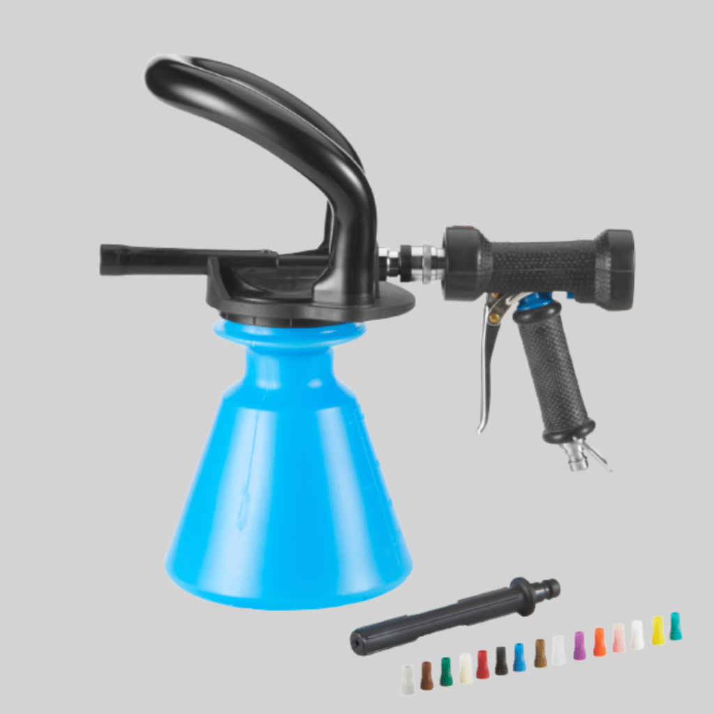 Skumsprøjte inkl. strålerør, blå