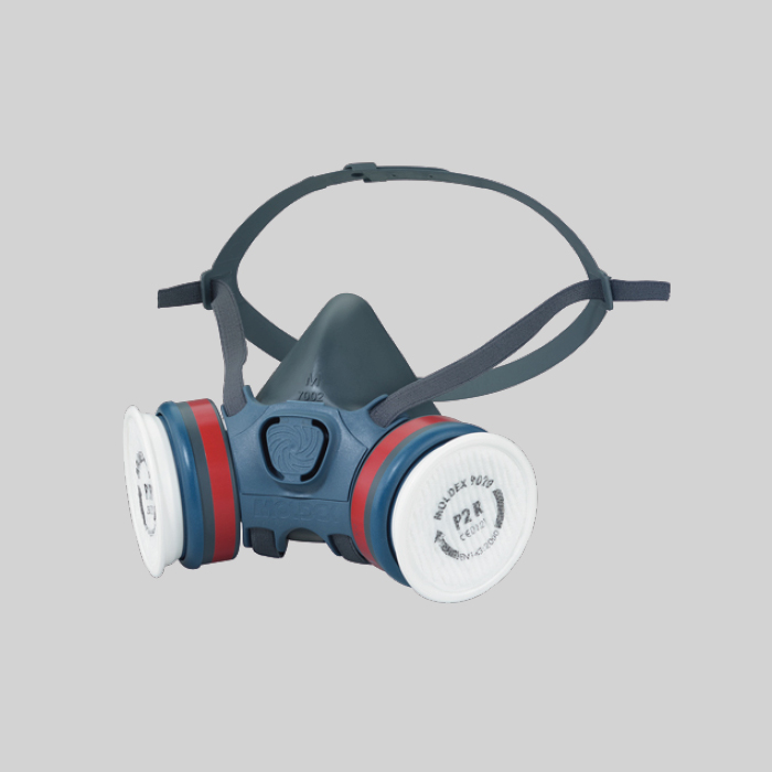 Moldex 7000 halvmaske i boks, uden filtre, str. M