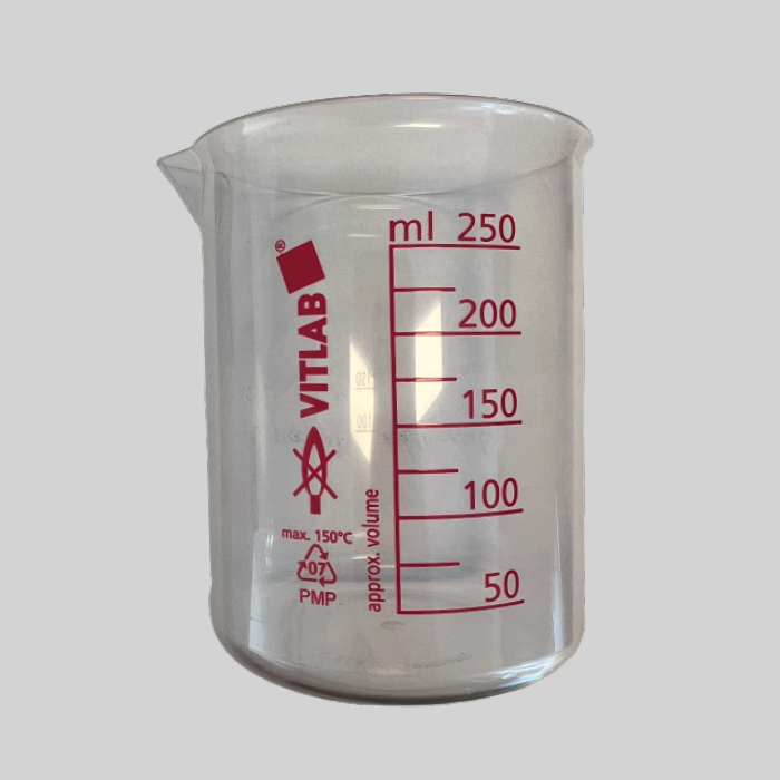 Målebæger, PMP, 250ml