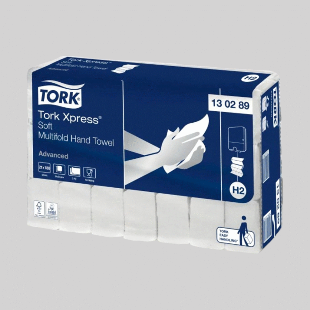 Håndklædeark, Tork H2 Advanced, 2-lags, Z-fold